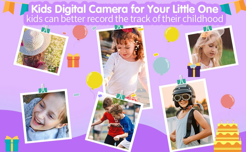 Slothcloud 1080P Kids Camera with 32GB SD Card