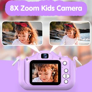 8X Zoom Kids Camera