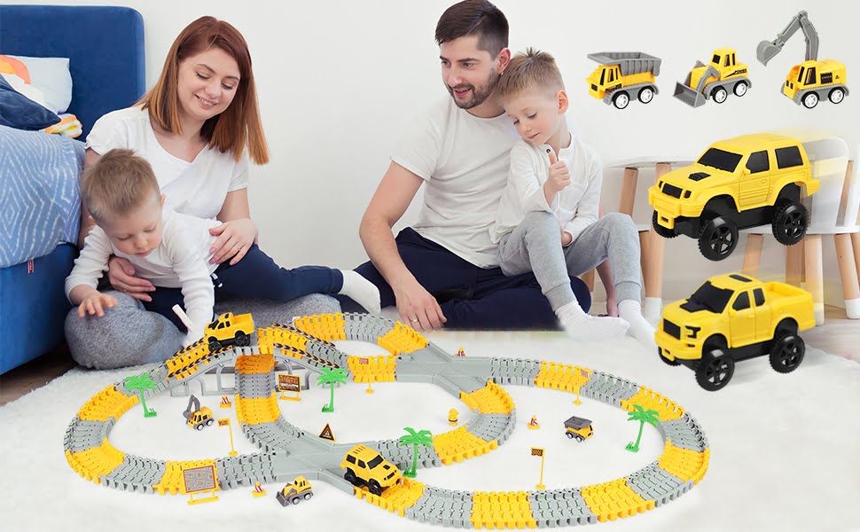 Vehicle Car Toy for Toddlers 1-3, Carrier Truck Toys for Kids 3-5