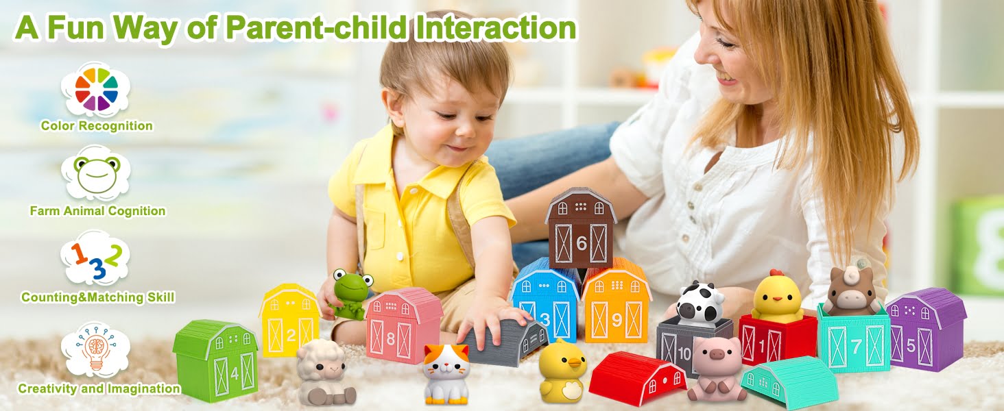Learning Toys for Toddlers 1,2,3,Montessori Fine Motor Games,Gift for Baby 12-18 Months